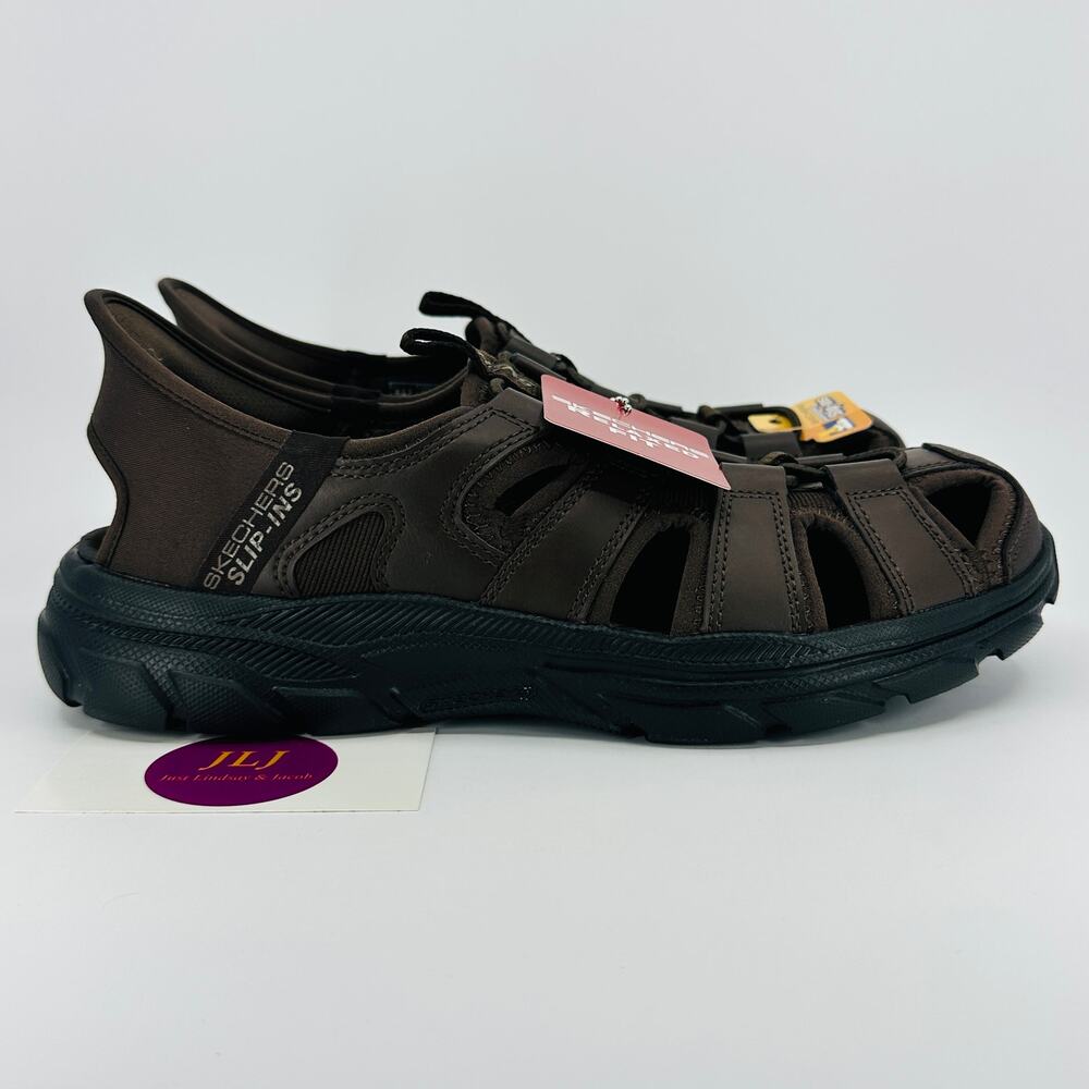 Skechers Men's Slip-Ins Relaxed Fit: Revolted - Vartan Sandals 205182 Size 8